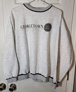 Vintage 90s Georgetown College University Sweatshirt Size Large - Picture 1 of 5