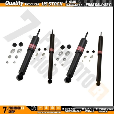 4 передних задних амортизатора и стойки KYB для Fiat 124 1968-1982 годов выпуска - Изображение 1 из 4