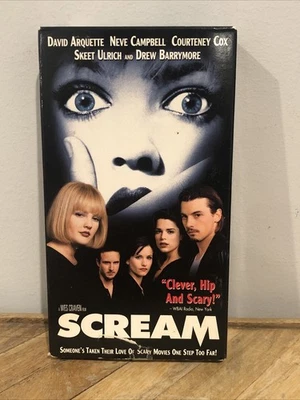 Scream 1996 VHS Horror Movie Dimension Home Video Used - Image 1 of 4