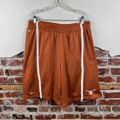 Texas Longhorns Shorts Mens XL Burnt Orange NCAA Basketball Nike Performance - Image 1 of 4