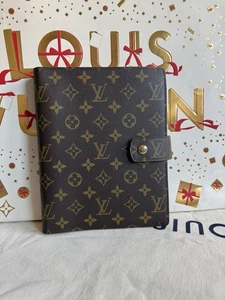 Louis Vuitton Ring Agenda Cover Monogram Canvas GM Braun - Bild 1 von 24
