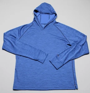 REI Co-op Hoodie Mens Large Blue Lightweight Performance Thumbholes Pullover - Picture 1 of 8