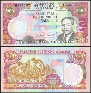 Samoa 100 Tala, 2006 ND, P-37, UNC - Picture 1 of 1