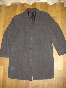Springfield manteau homme occasion gris laine taille L 4 voir mesures en CM TBE - Imagen 1 de 11