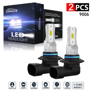 29.992x 9006 LED Lamp Light Bulbs Kit Low Beam 6000K White High Power AUIMSOCO - Foto 1 di 12