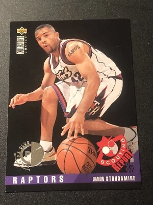 1995 Upper Deck Collector's Choice Player's Club Damon Stoudamire #346 Rookie RC - Image 1 of 2
