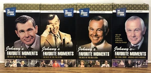 The Carson Collection (2001, VHS) Johnny’s Favorite Tonight Show Moments 4 Tapes - Picture 1 of 12