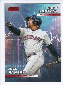 2023 Topps Stadium Club #CFPRO-14 JOSE RAMIREZ Insert RED FOIL PARALLEL - Picture 1 of 2