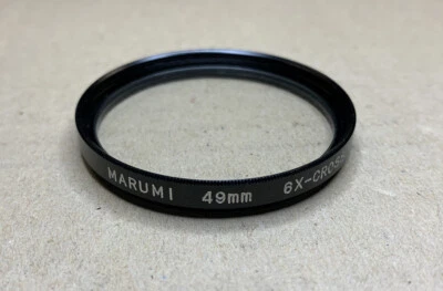 MARUMI 49mm 6X Cross Filter. Made in Japan - Image 1 of 2