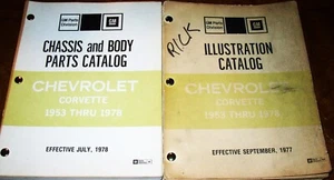 1953- 1956 57-59 60 61 62 63 64 1965 69 70 71 72 73 74-78 Corvette Parts Catalog - Picture 1 of 12