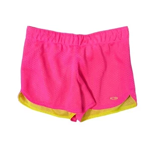 Champion Girls Pink Mesh Athletic Slinky Loose Fit Shorts Size Small Bottoms Gym - Picture 1 of 4