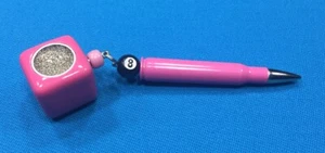 30-06 pulverbeschichtet Kugel Billard Pool PINK Tasche Kreide Scuffer 8-Ball - Bild 1 von 3
