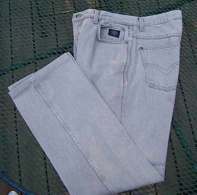 Harley Davidson Women's Tan Denim Boot Cut Jeans Size 10 R Regular - Image 1 of 4