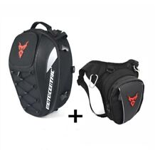 Motocentric Motorcycle High Capacity 37L Rider Backpack & Drop Leg Side Bag