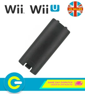Schwarz Ersatz Akku Rückseite Abdeckung für Nintendo Wii & Wii U Fernbedienung - Bild 1 von 6