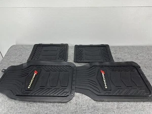 DODGE CHARGER SXT 11-23 OEM BLACK RUBBER WEATHER FLOOR MAT LINER MATS 53K - Picture 1 of 5