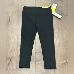 All In Motion Girl's Black Leggings, Size Small (6/7) - Picture 1 of 4