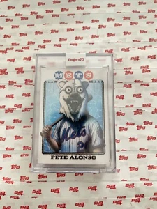 2021 Topps Project 70 Pete Alonso by Alex Pardee 2008 #/6834 #355 New York Mets - Picture 1 of 2