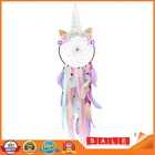 Girl Dream Catchers Colorful Feather Wall Decor for Girls Bedroom (Purple)