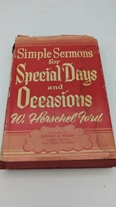 1957Simple Sermons for Special Days and Occasions by W. Herschel Ford Zondervan - Picture 1 of 9