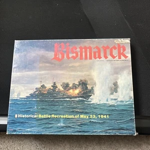 Bismarck 1978 Avalon Hill Historical Battle Recreation Of May 23 1941 - Picture 1 of 16