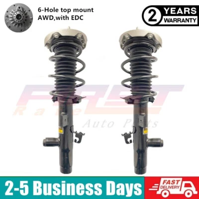 2X Front Shock Struts Assys w/EDC For BMW F30 F31 F32 328d 330i 428i 435i XDrive - Image 1 of 4