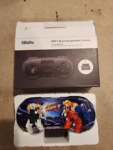8Bitdo Sn30 2.4G Wireless Gamepad for Original SNES/Sfc Transparent Edition-SF2 - Picture 1 of 8