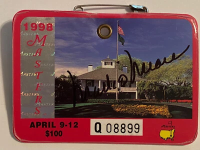 MARK O'MEARA SIGNED 1998 MASTERS GOLF BADGE AUTOGRAPH COA Psa - Image 1 of 4
