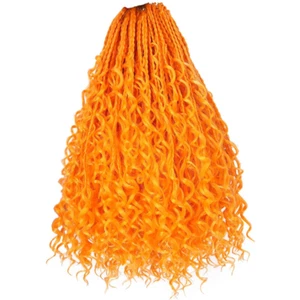 14 Inch Boho Box Braids 8 Packs Goddess Box Braids Crochet Hair Bohemian Hippie - Picture 1 of 6