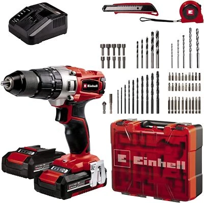 Einhell Akku-Schlagbohrschrauber TE-CD 18/2 Li-i +64 (2x2,0Ah) Power X-Change - Bild 1 von 4