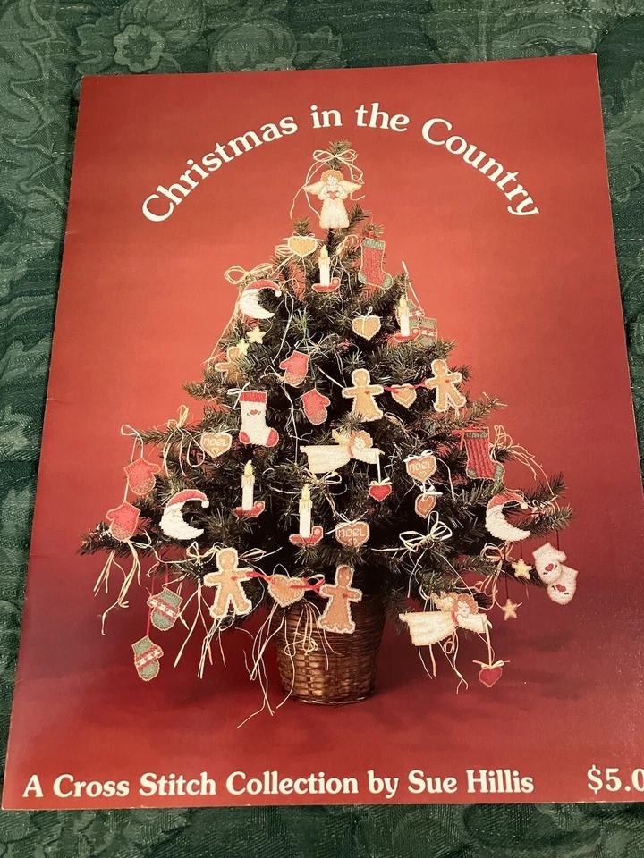 CHRISTMAS IN THE COUNTRY Sue Hillis Cross Stitch Ornaments 1990 - Image 1 of 1