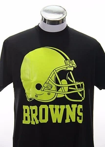 Cleveland Browns NFL Football schwarzes T-Shirt Herren Größe Small Neon Ohio Dog Pound - Bild 1 von 11