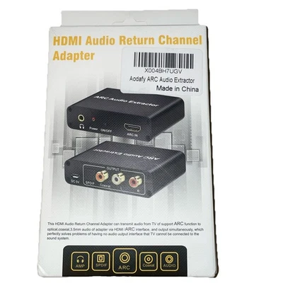 Adaptador convertidor HDMI ARC 3,5 mm extractor de audio digital DAC a RCA coaxial SPDIF Foto 1 de 3