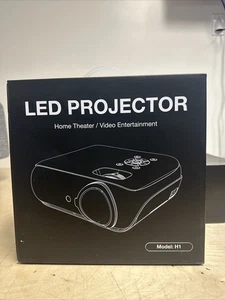 HAPPRUN Native 1080P Bluetooth Projector, Full HD Portable Outdoor Movie - Picture 1 of 5