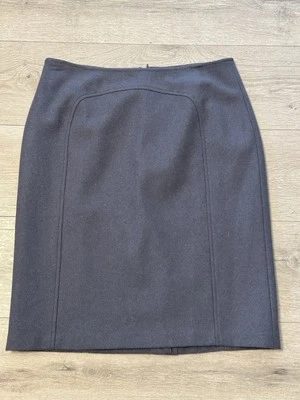 Falda Chadwick’s Collection Mezcla Lana Talla 10 Gris Forrado Abertura Foto 1 de 4