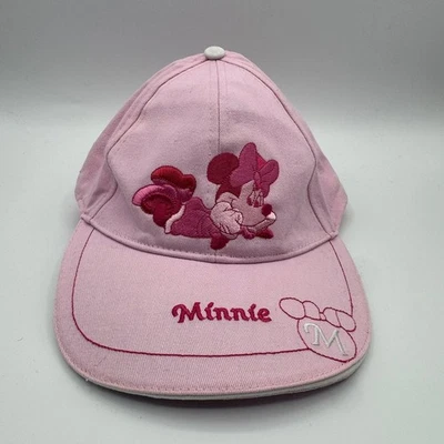 Gorra Disney Minnie Mouse Rosa Bordada Niñas Pequeñas Ajustable Foto 1 de 4