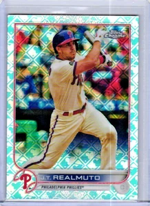 2022 Topps Chrome LOGOFRACTOR Phillies JT J.T. Realmuto SP - Picture 1 of 2