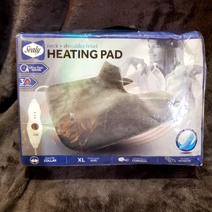 Sealy Electronic Neck & Shoulder Heating Pad With Remote Size XL MinorBox Damage - Picture 1 of 8