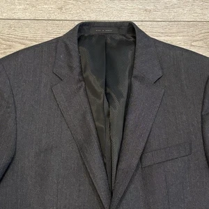 Hugo Boss The Jam75 Flat Front Anthrazit Grau Anzug Besatz Herren 38 R - Bild 1 von 11