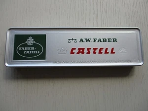 VINTAGE A.W. Faber Castell Full Tin of 12 Unused Mint No. 9000 4H, Pencils - Picture 1 of 5