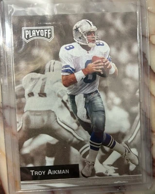 1993 Playoff #1 Troy Aikman Dallas Cowboys - Image 1 of 2
