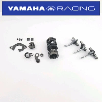 2010 01-13 Yamaha YZ250F YZ 250F WR250F GEAR SHIFT DRUM AND FORKS ASSEMBLY  — 第 1/4 张图片