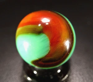 AKRO ACHAT " 4 COLOR " 3/4" SHOOTER mit WIMPERN (Persönliche Sammlung) - Bild 1 von 8