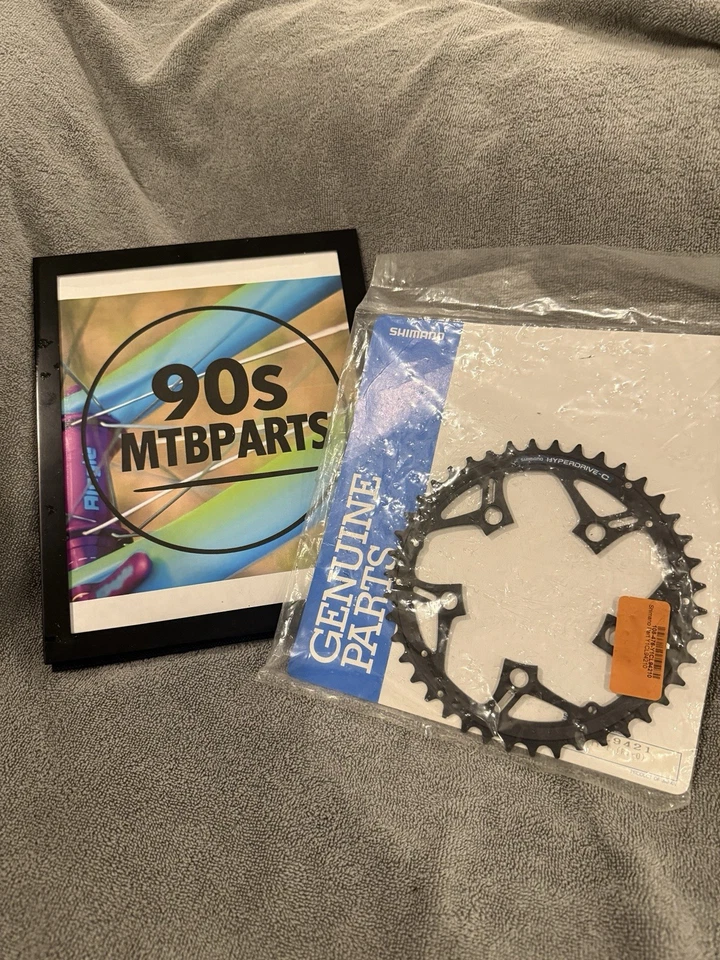 Nuevo plato vintage sellado Shimano Hyperdrive Hyperglide 42T 100BCD años 90 MTB Foto 1 de 4