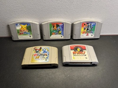 Lote de 5 Pokemon Stadium 1 2 Oro y Plata, Hey You Pikachu y Pokemon Snap Japón Foto 1 de 3