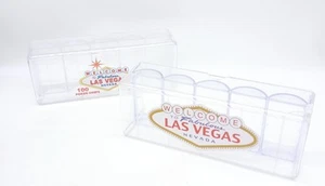 2 Welcome To Fabulous Las Vegas 100 Count Poker Chips TRAYs ONLY For Parts Only - Picture 1 of 8