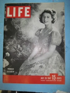 Life Magazine Life Magazine 1947 July 28 Princess Elizabeth Future Queen - Picture 1 of 4