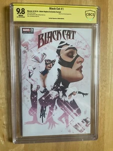 BLACK CAT #1 CBCS 9.8! ADAM HUGHES VARIANT COVER/ SIGNATURE! - Picture 1 of 6