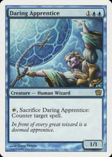 Magic MTG Tradingcard Ninth Edition 2005 Daring Apprentice 72/350 FRENCH