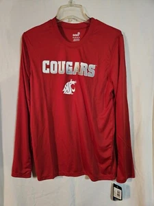 Washington State Cougars Youth Long Sleeve T-Shirt In Red Size XL (18) - Picture 1 of 5